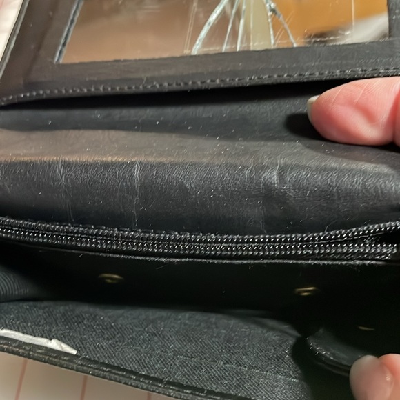 Small Black Purse with Crossbody Strap - Picture 7 of 9